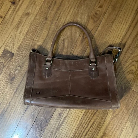 Eva leather satchel by Born - Picture 2 of 9